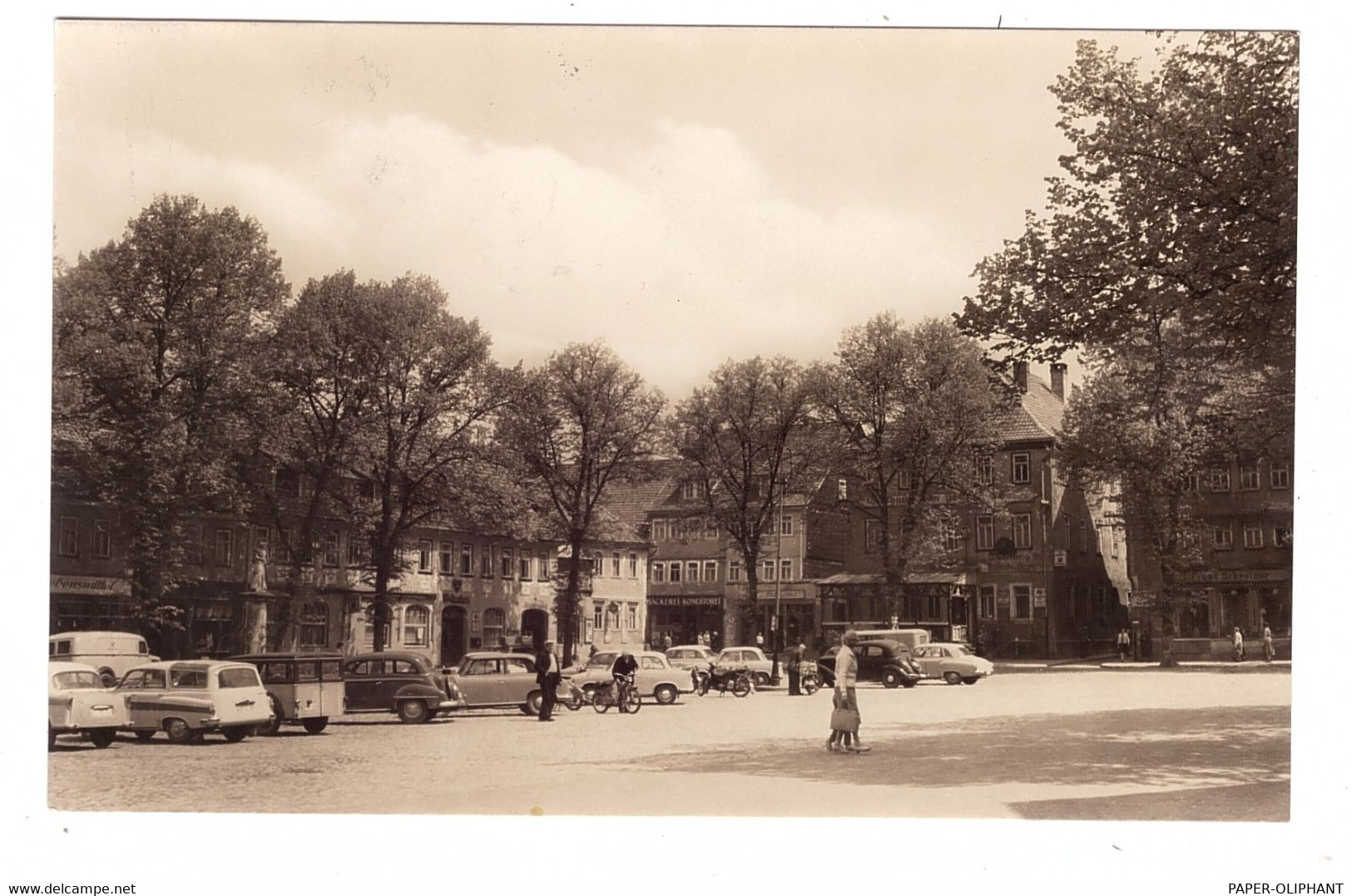 0-6056 SCHLEUSINGEN, Markt, Trabbis, 1965 - Schleusingen