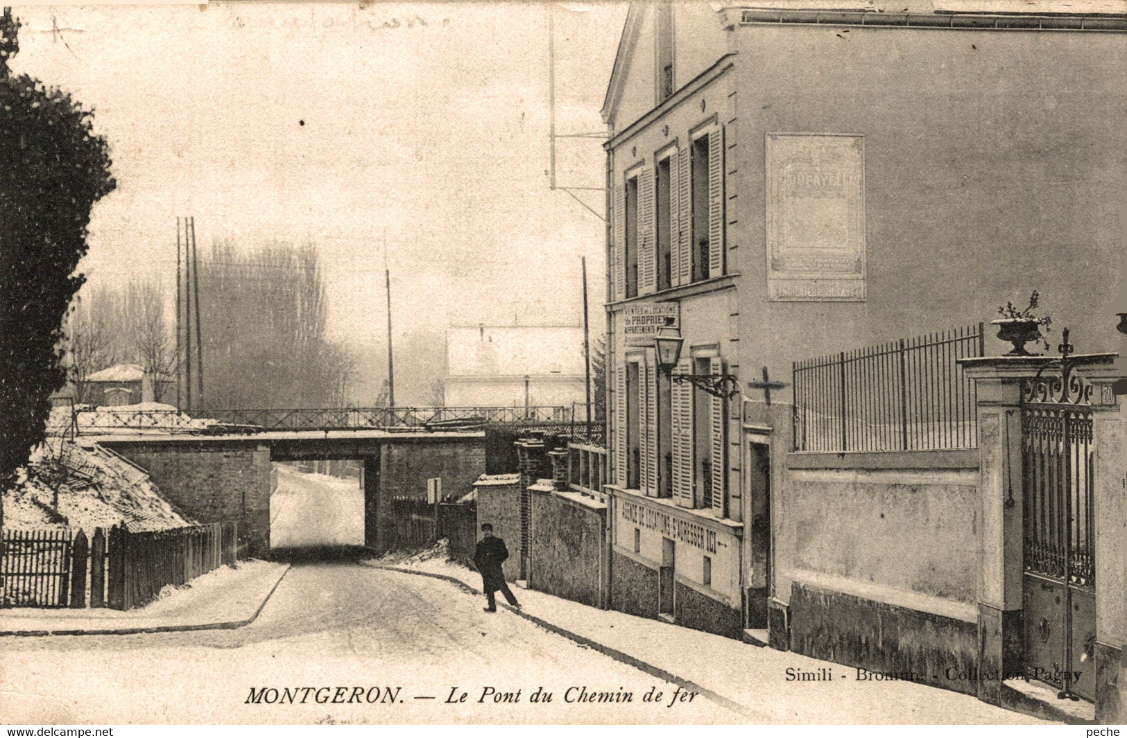 N°86518 -cpa Montgeron -le Pont Du Chemin De Fer- - Montgeron