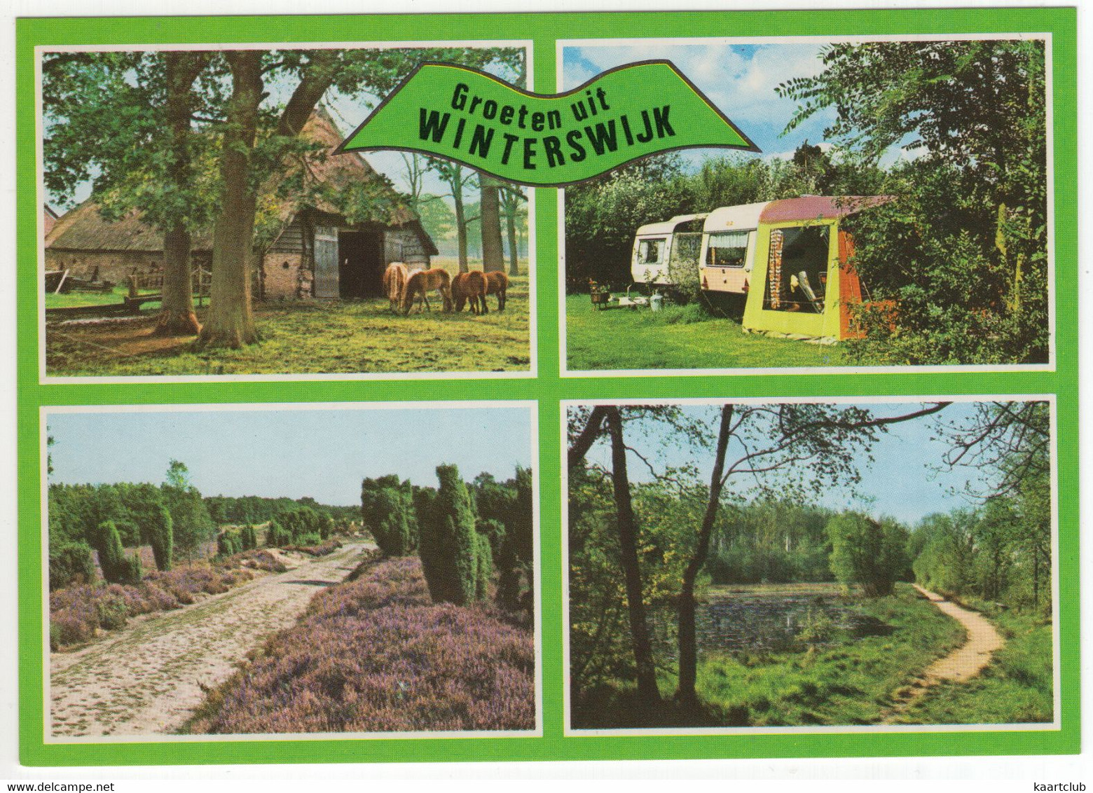 Groeten Uit Winterswijk  - Bospaden, Camping, Paarden, Stal - (Nederland / Holland) - Nr. 762 - Winterswijk