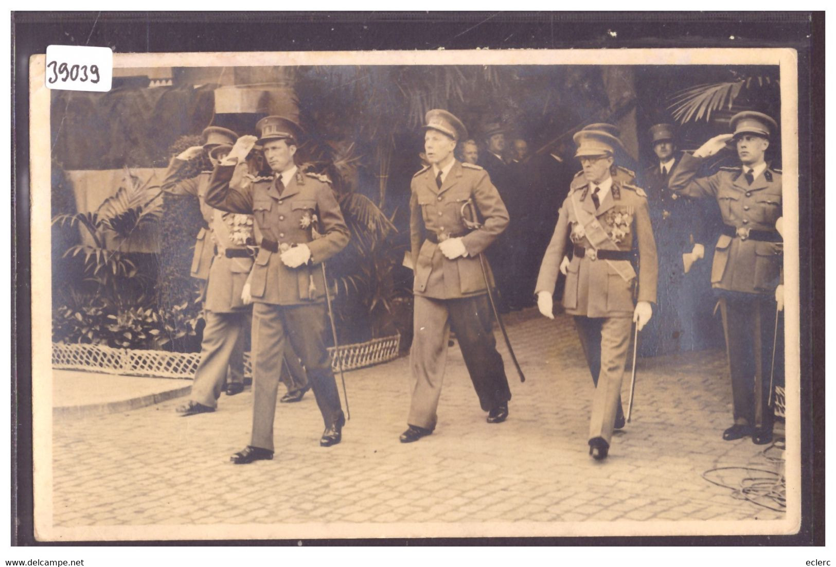 LE ROI DES BELGES ET SES HÔTES A BRUXELLES LE 27 MAI 1938 - PHOTO INTER-PRESS BRUXELLES - TB - Royal Families