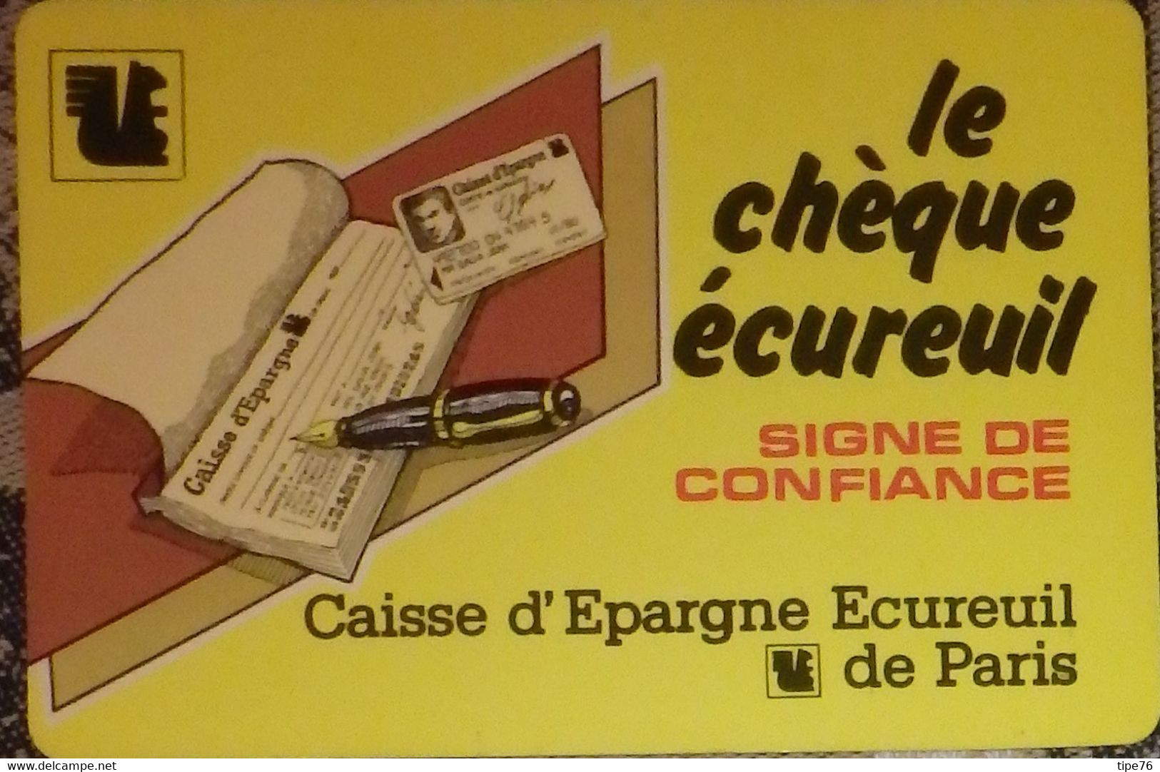 Petit Calendrier De Poche  1982 Caisse D'Epargne écureuilParis - Chèque écureuil - Kleinformat : 1981-90