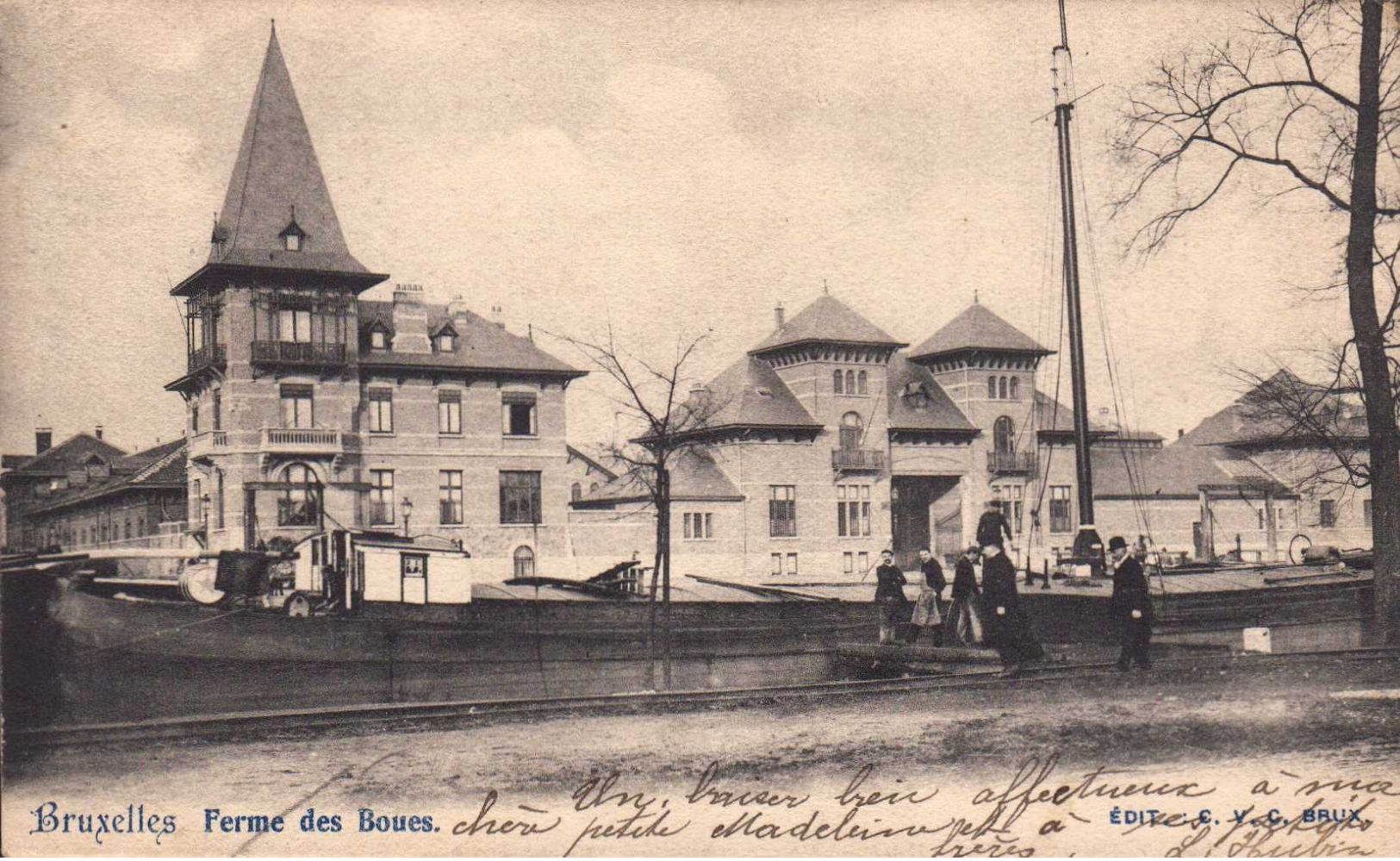 Bruxelles : Ferme Des Boues , Péniche     FIN DE MA COLLECTION PRIX SYMPAS REGARDEZ MES OFFRES - Sonstige & Ohne Zuordnung