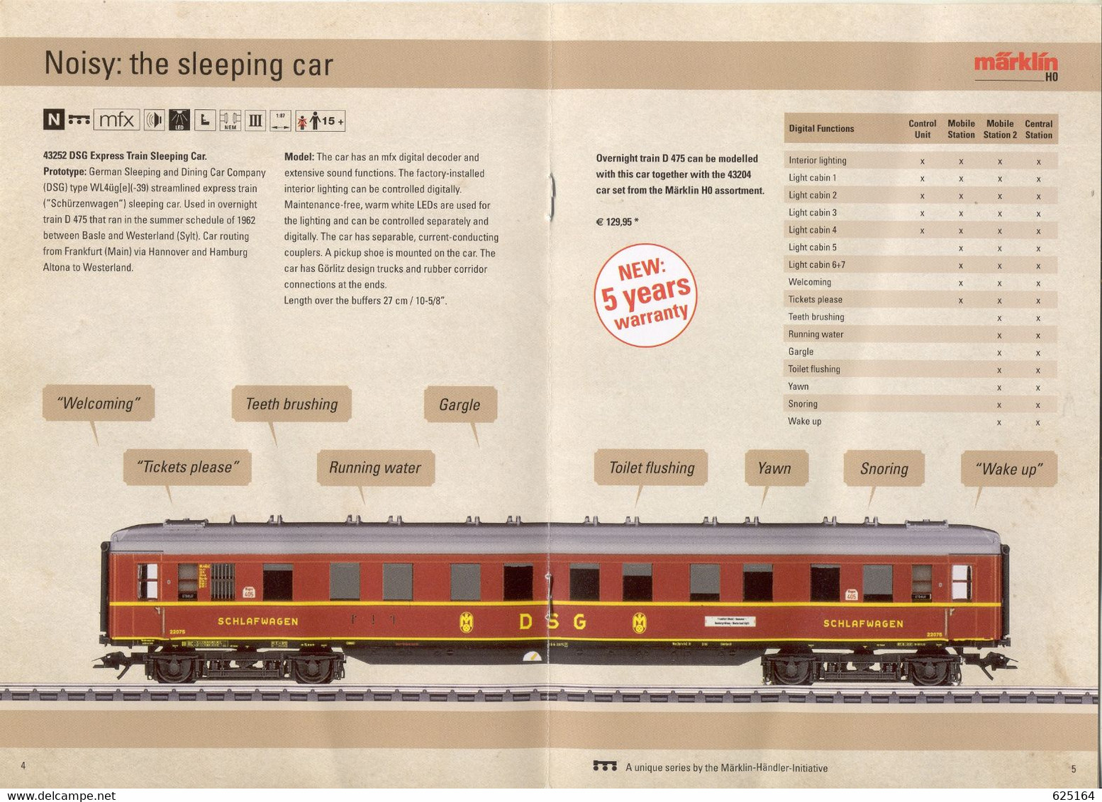 Catalogue MÄRKLIN 2013 Brochure Train Stories MHI 2013 238872-09 2013 - Englisch