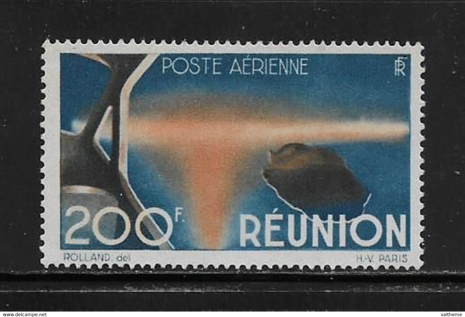 REUNION  ( FRCFA - 260 )  1947   N° YVERT ET TELLIER  N° 44   N* - Luftpost