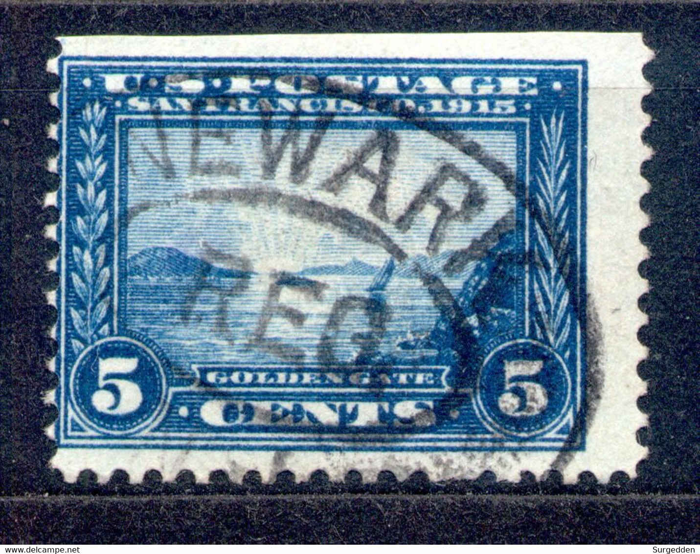 USA 1913, Michel-Nr. 205 A O NEWARK - Used Stamps