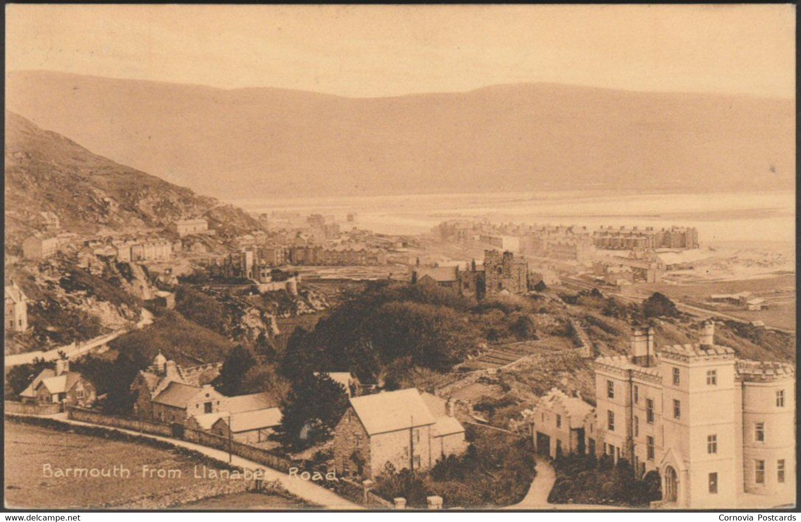 Barmouth From Llanaber Road, Merionethshire, 1911 - Postcard - Merionethshire