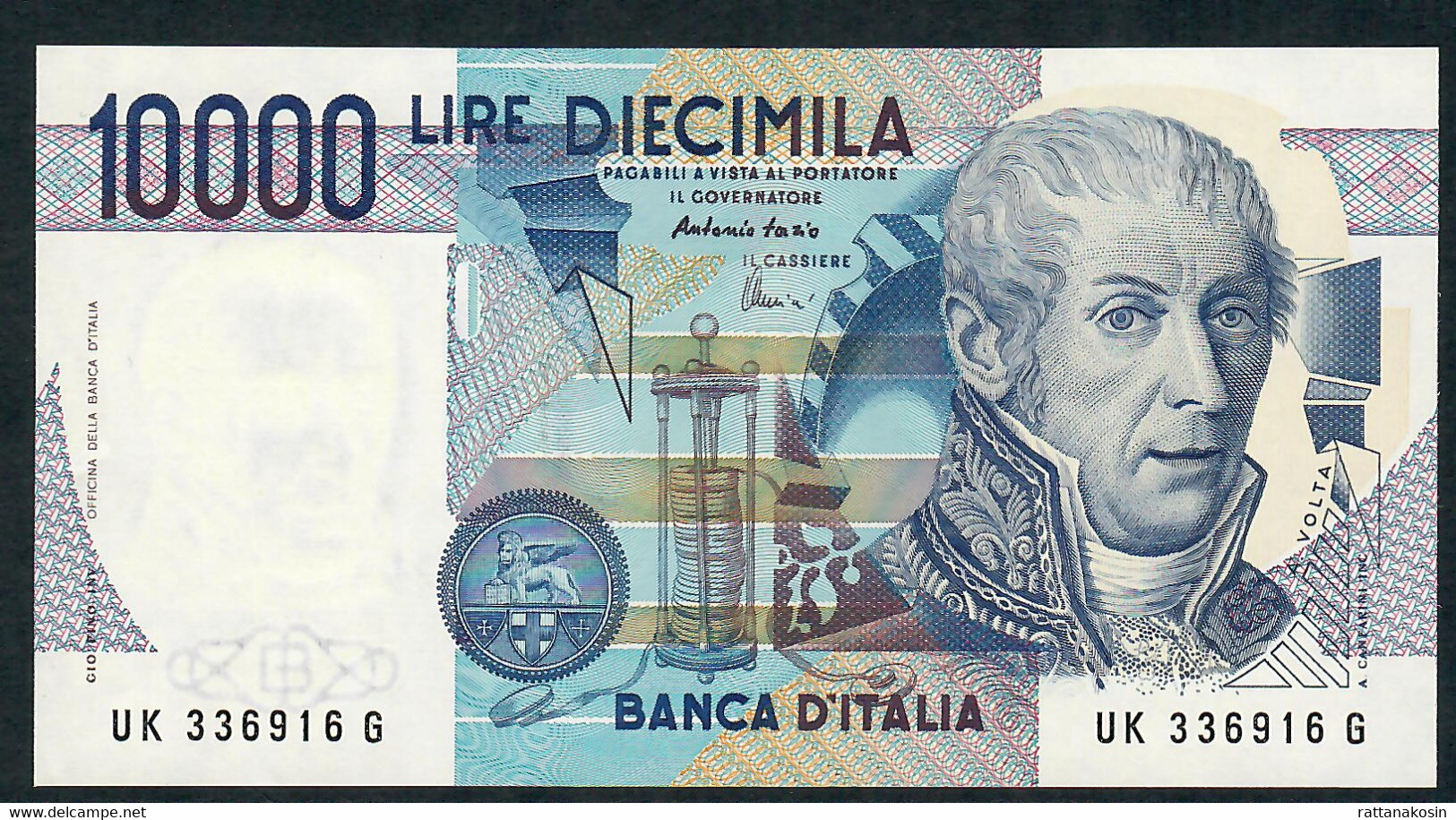 ITALY P112d 10000 Or 10.000 LIRE 1984 #UK/G      UNC. - 10000 Lire