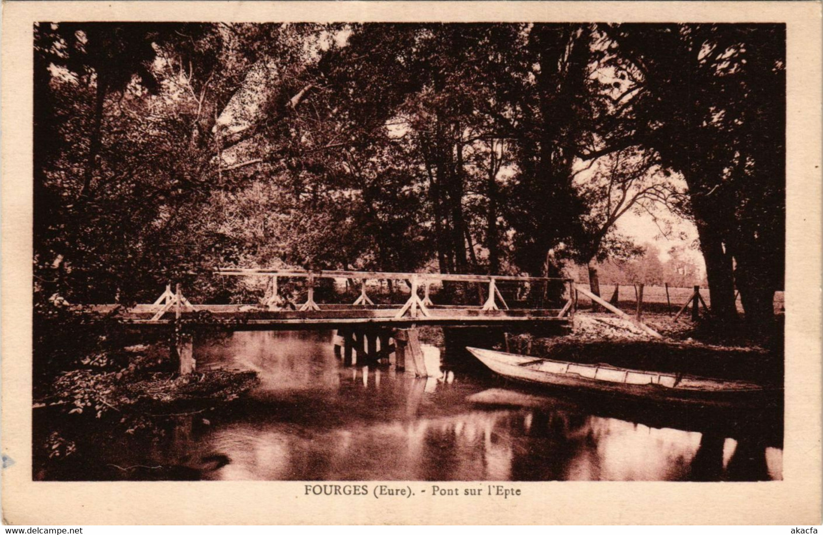 CPA FOURGES - Pont Sur L'Epte (392886) - Fourges