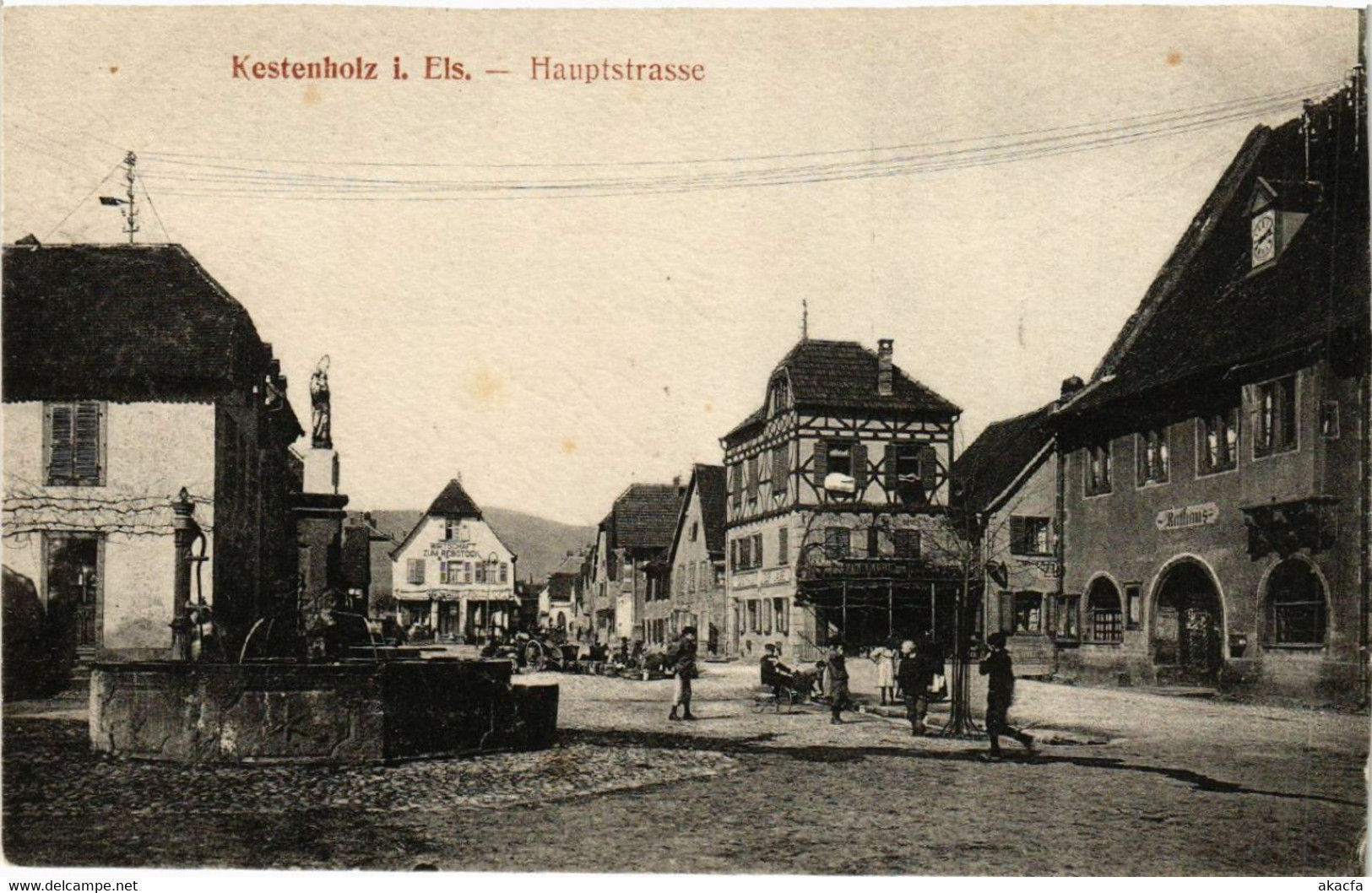 CPA AK KESTENHOLZ I. Els - Hauptstrasse (393516) - Chatenois