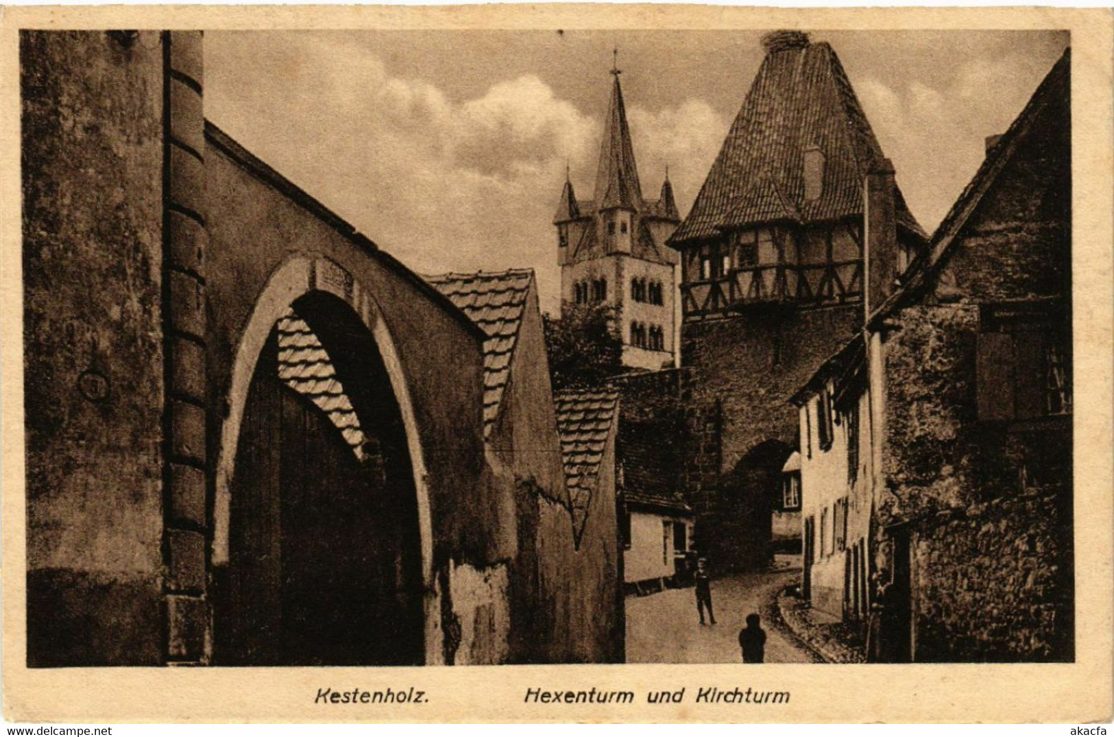 CPA AK KESTENHOLZ - Hexenturm Und Kirchturm (393545) - Chatenois