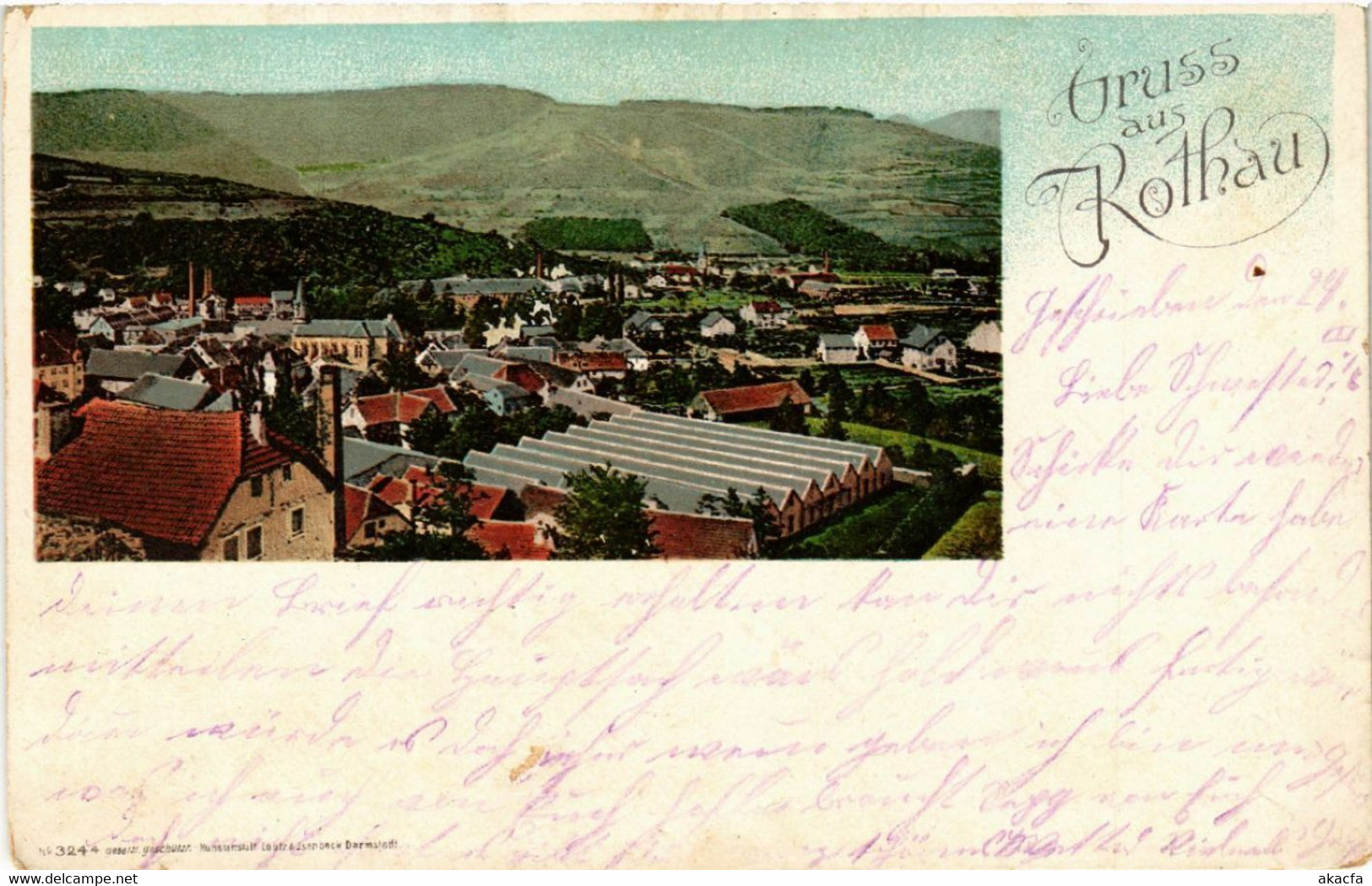 CPA AK Gruss Aus ROTHAU (393812) - Rothau