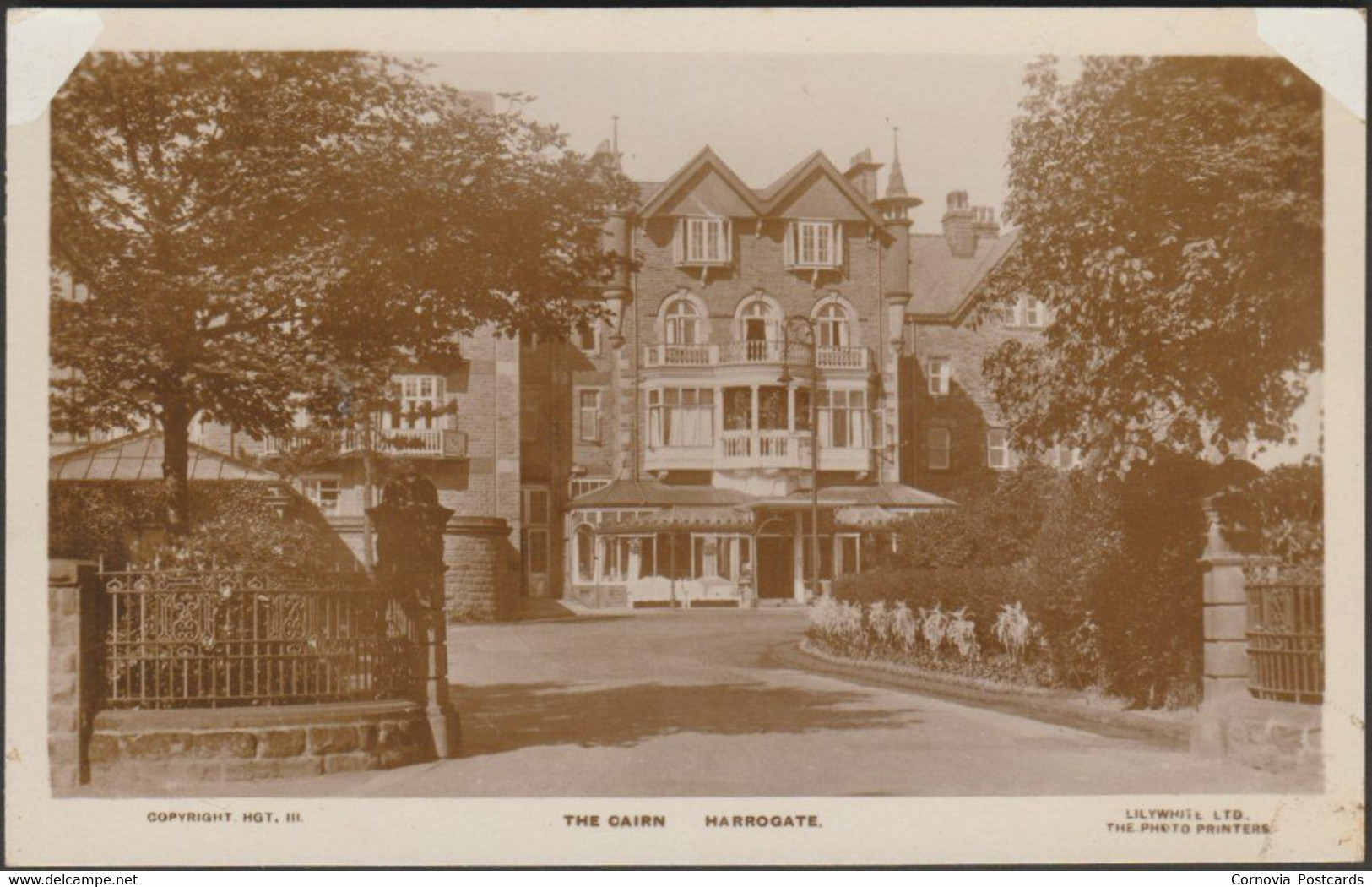 The Cairn, Harrogate, Yorkshire, C.1920 - Lilywhite RP Postcard - Harrogate