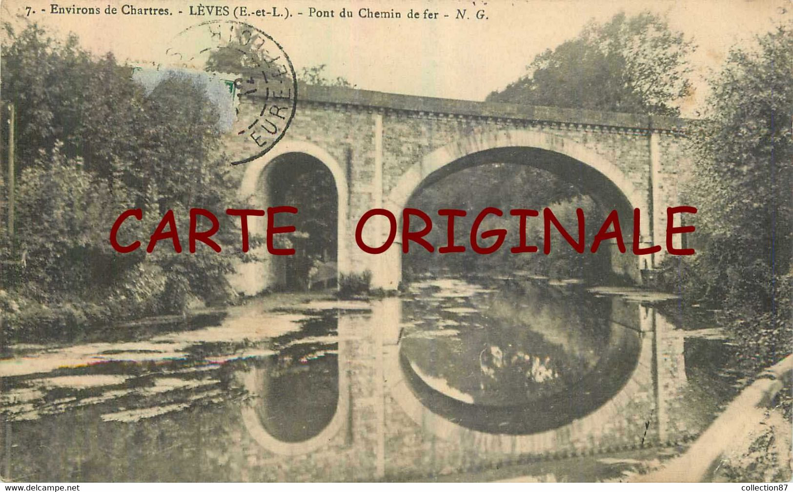 28 ☺♦♦ LEVES < PONT CHEMIN De FER -- BRIDGE  BRUCKE - Lèves