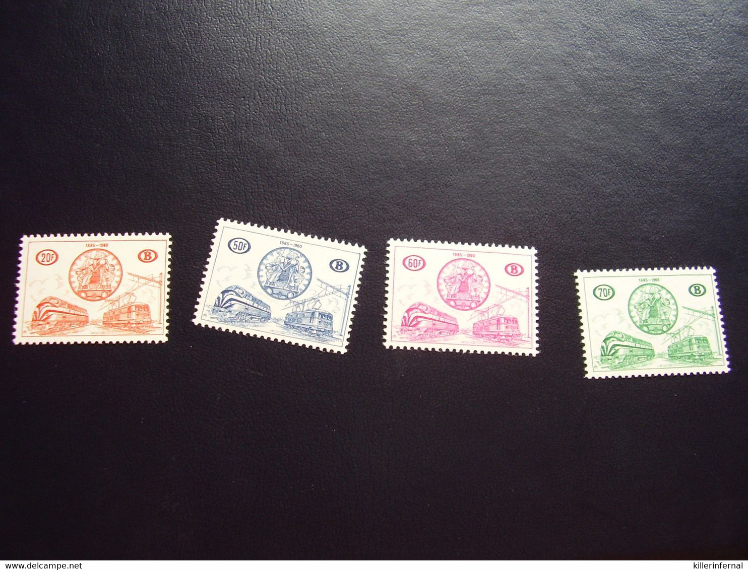 Timbres Belgique Chemin De Fer TR 369/72 ** - Other & Unclassified