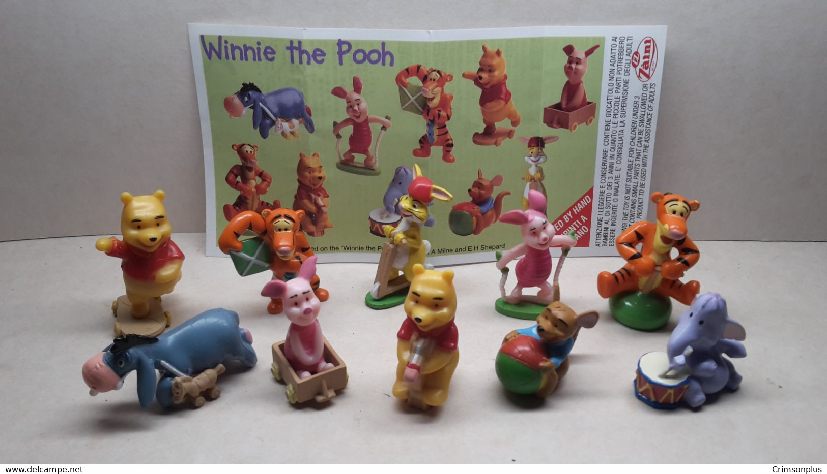 2006 - Zaini -  Winnie The Pooh - Complete Reeks Met Bijsluiter - Lotes