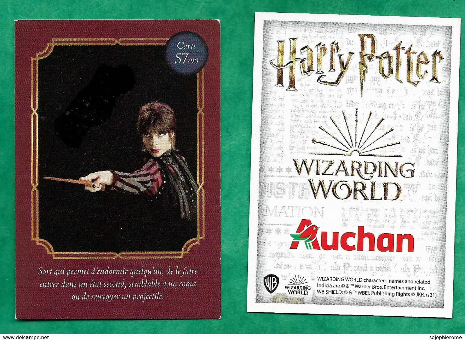 Auchan "Harry Potter Wizarding World" Stupéfix 57/90 - 2scans - Harry Potter