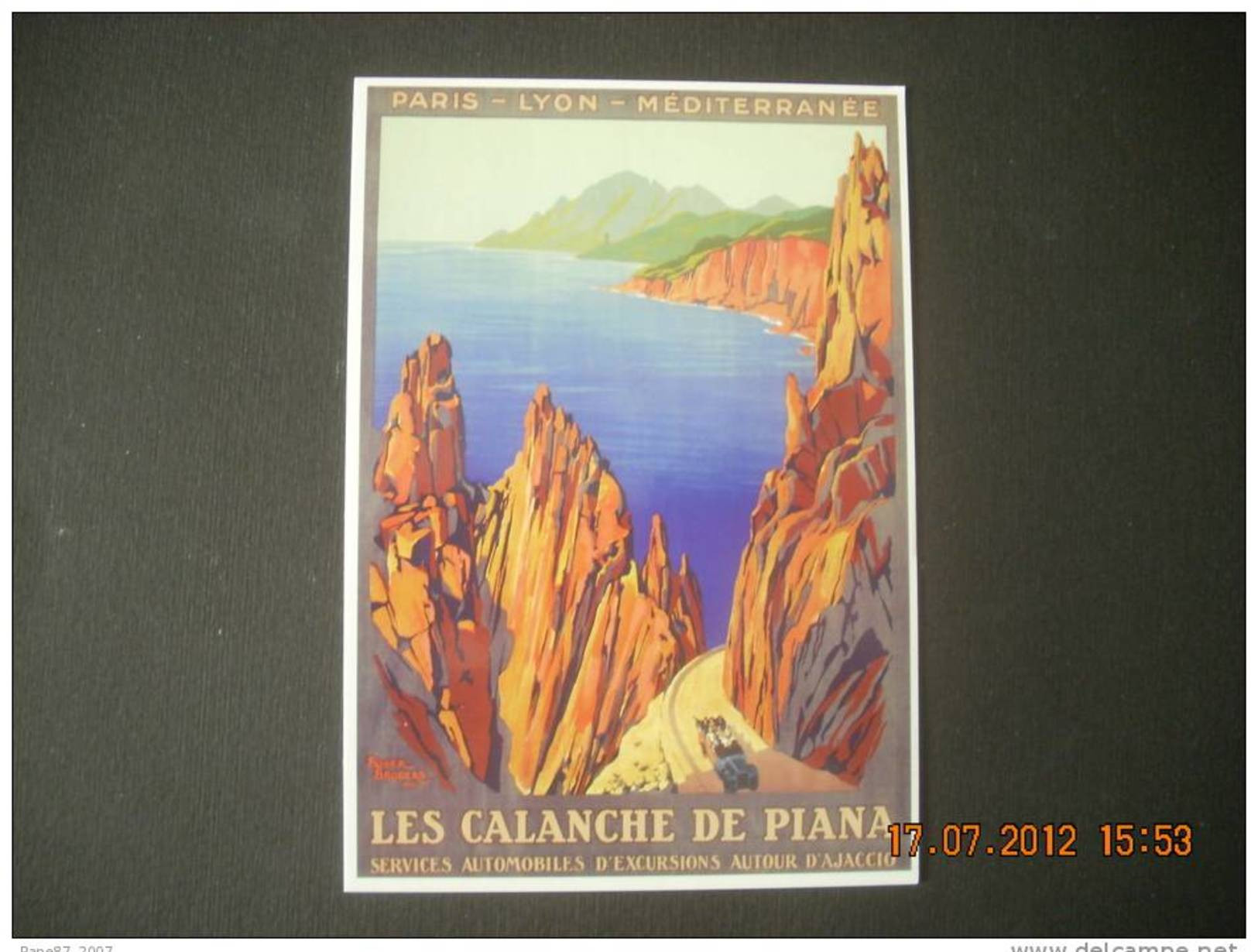 CLOUET   10606   CORSE  LES CALANQUES DE PIANA   BRODERS                              Retirage - Publicidad