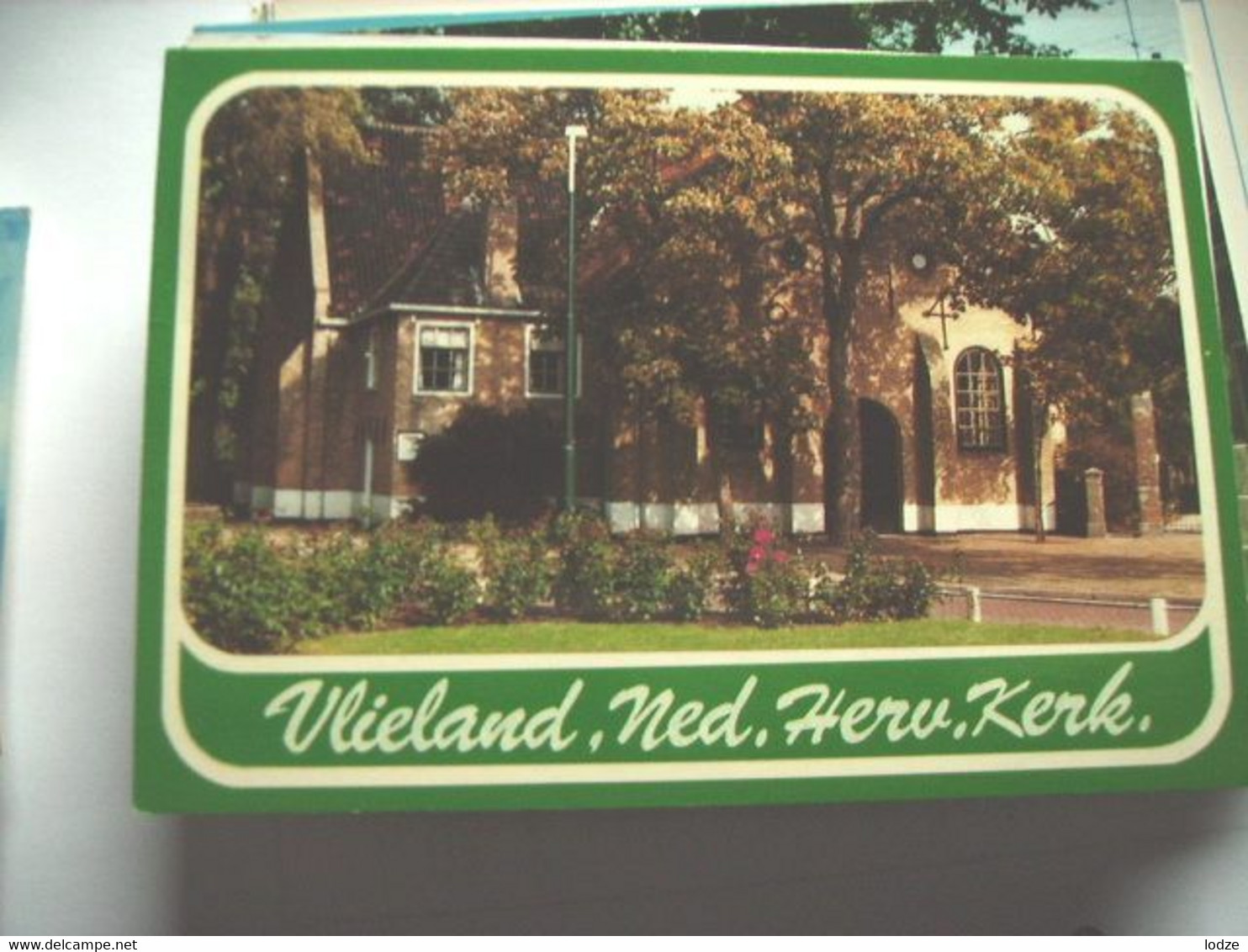 Nederland Holland Pays Bas Vlieland Met Nederlands Hervormde Kerk In Het Groen - Vlieland