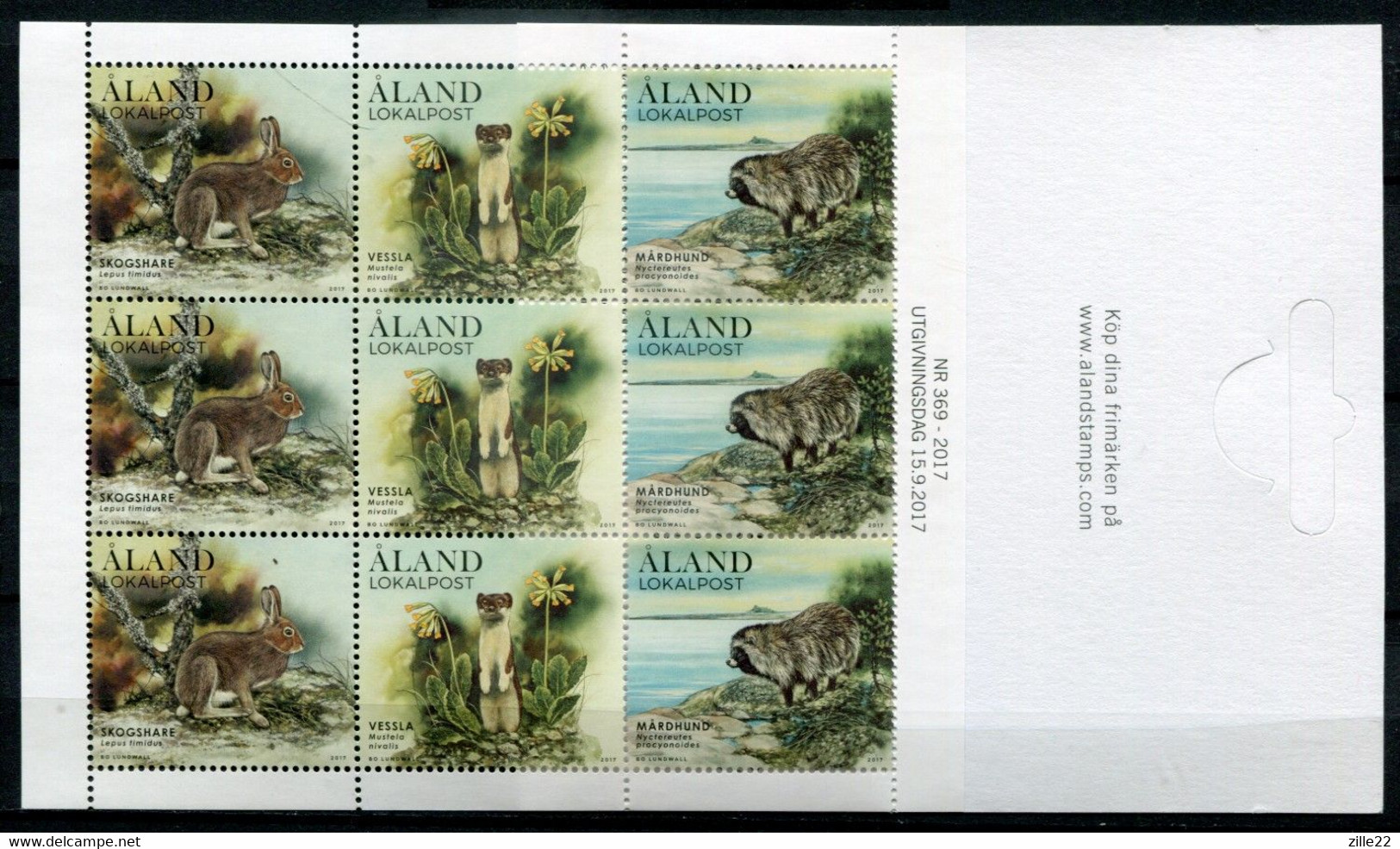 Finnland Alandinseln Finland Aland Islands Mi# MH 24 Stamp Booklet Postfrisch/MNH - Fauna - Ålandinseln