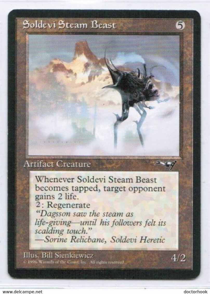 MAGIC The GATHERING  "Soldevi Steam Beast (2)"---ALLIANCES (MTG--113-2) - Andere & Zonder Classificatie