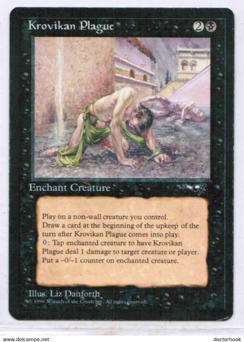 MAGIC The GATHERING  "Krovikan Plague"---ALLIANCES (MTG--113-8) - Other & Unclassified