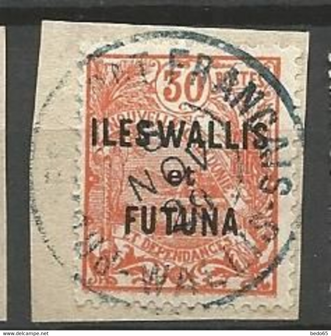 WALLIS ET F N° 23 CACHET A DATE PROTECTORAT FRANCAIS WALLIS - Used Stamps