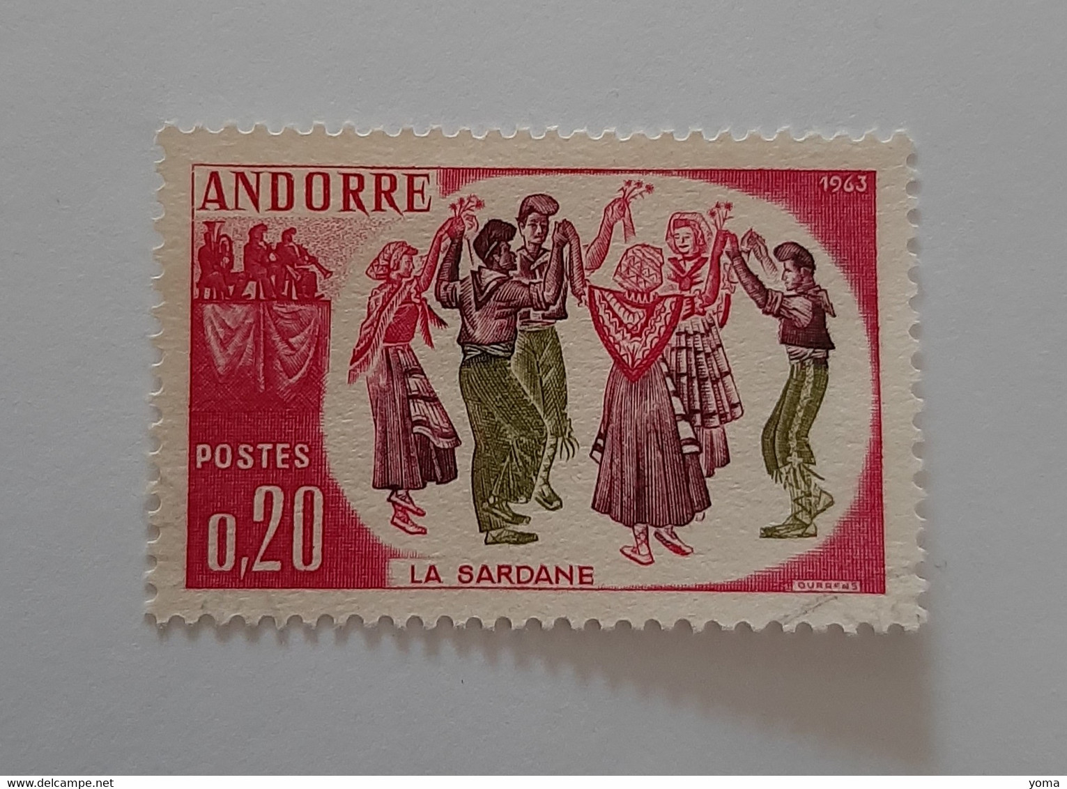 N° 166       La Sardane  -  Danse - Used Stamps