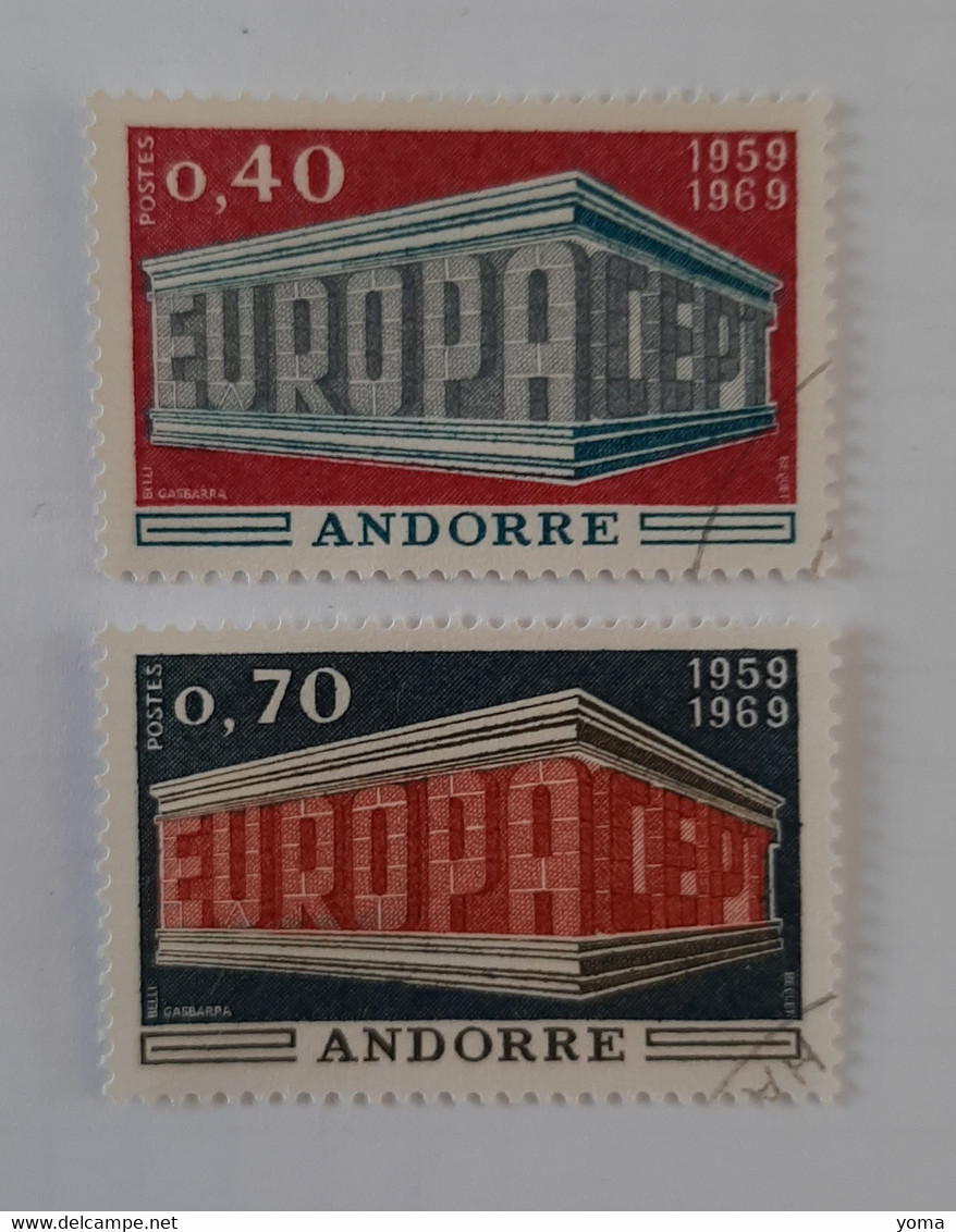 N° 194 Et 195        Europa 1969 - Oblitérés