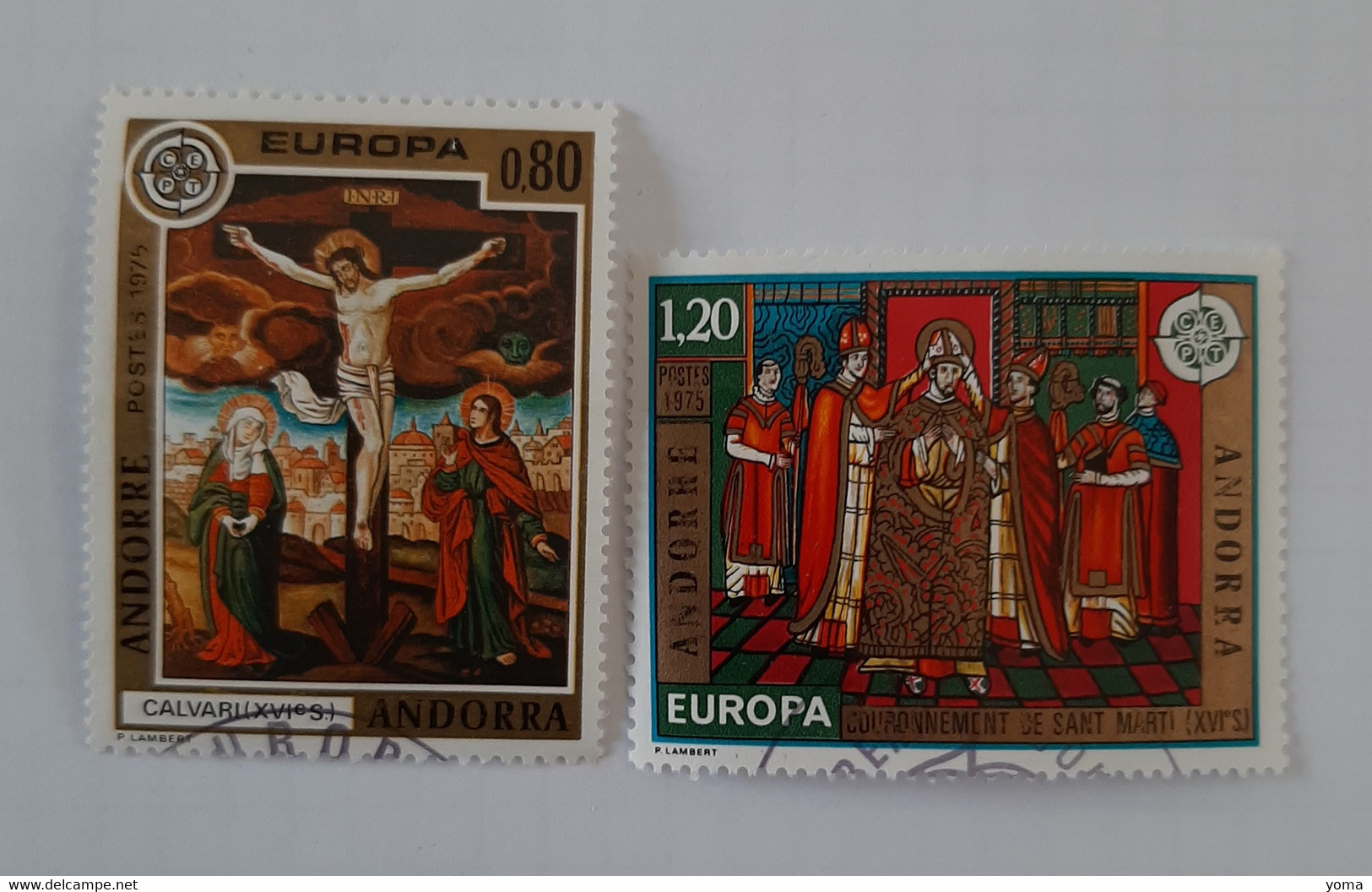 N° 243 Et 244       Europa 1975 - Used Stamps