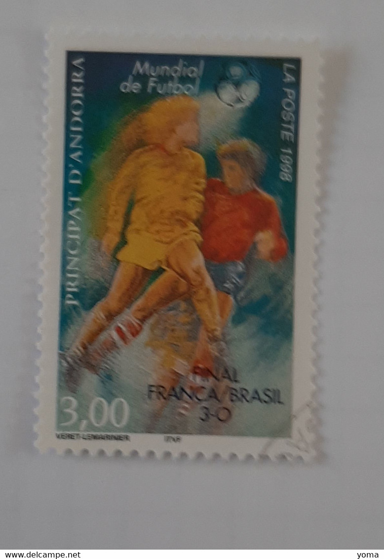 N° 507       France 98  -  Final  -  France - Brésil 3 - 0 - Used Stamps