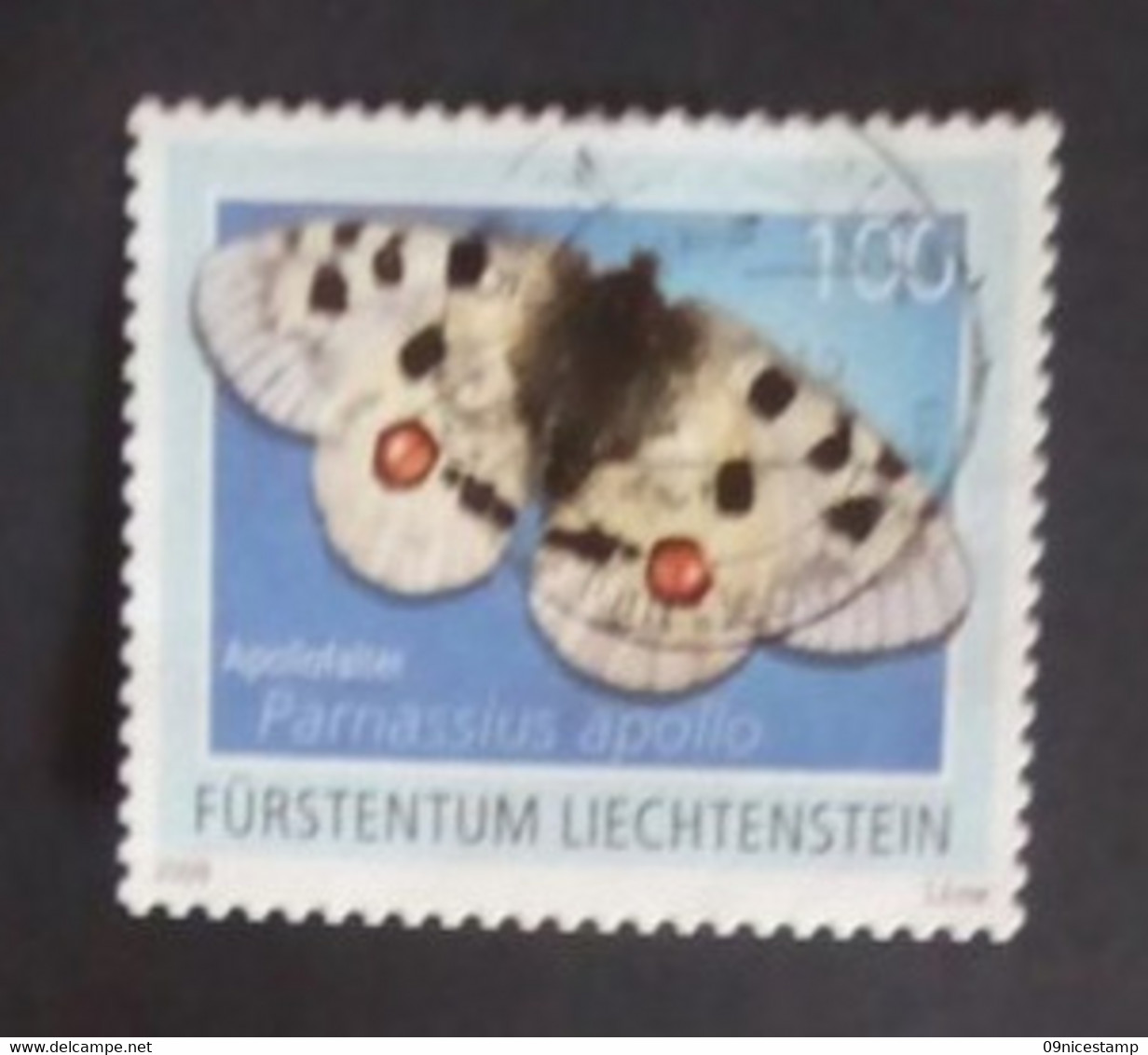 Stamp From Liechtenstein, Cancelled, Michel-nr. 1529, Year 2009, Butterfly (read Text) - Other & Unclassified