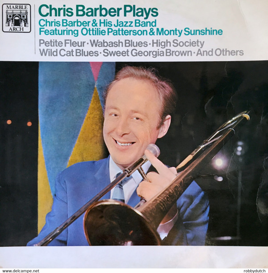 * LP *  CHRIS BARBER BAND - CHRIS BARBER PLAYS (England 1966) - Jazz