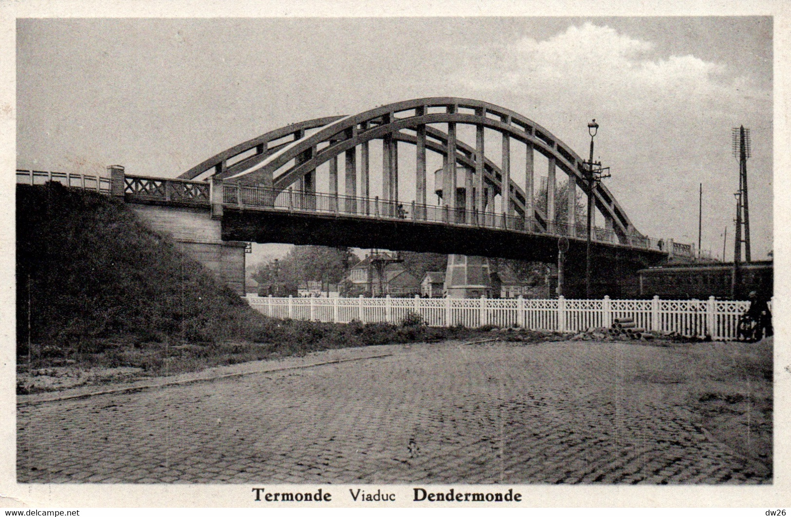 Termonde - Viaduc Dendermonde, Voie Ferrée - Edition Maison Hiel - Carte De 1937 - Dendermonde