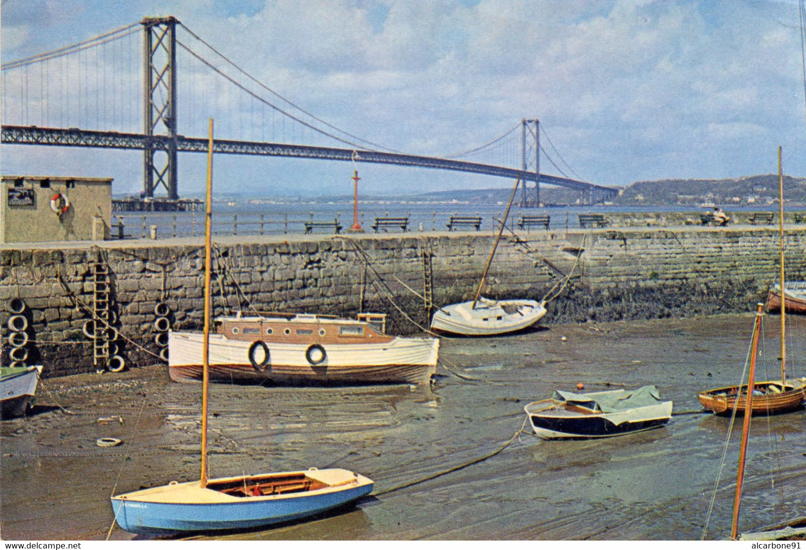 The Forth Road Bridge From South Queensferry - West Lothian