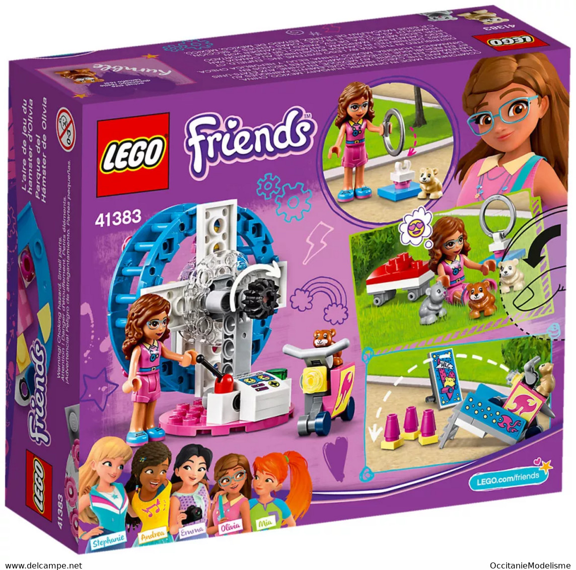 Lego Friends - L'AIRE DE JEU DU HAMSTER D'OLIVIA Réf. 41383 Neuf - Non Classificati