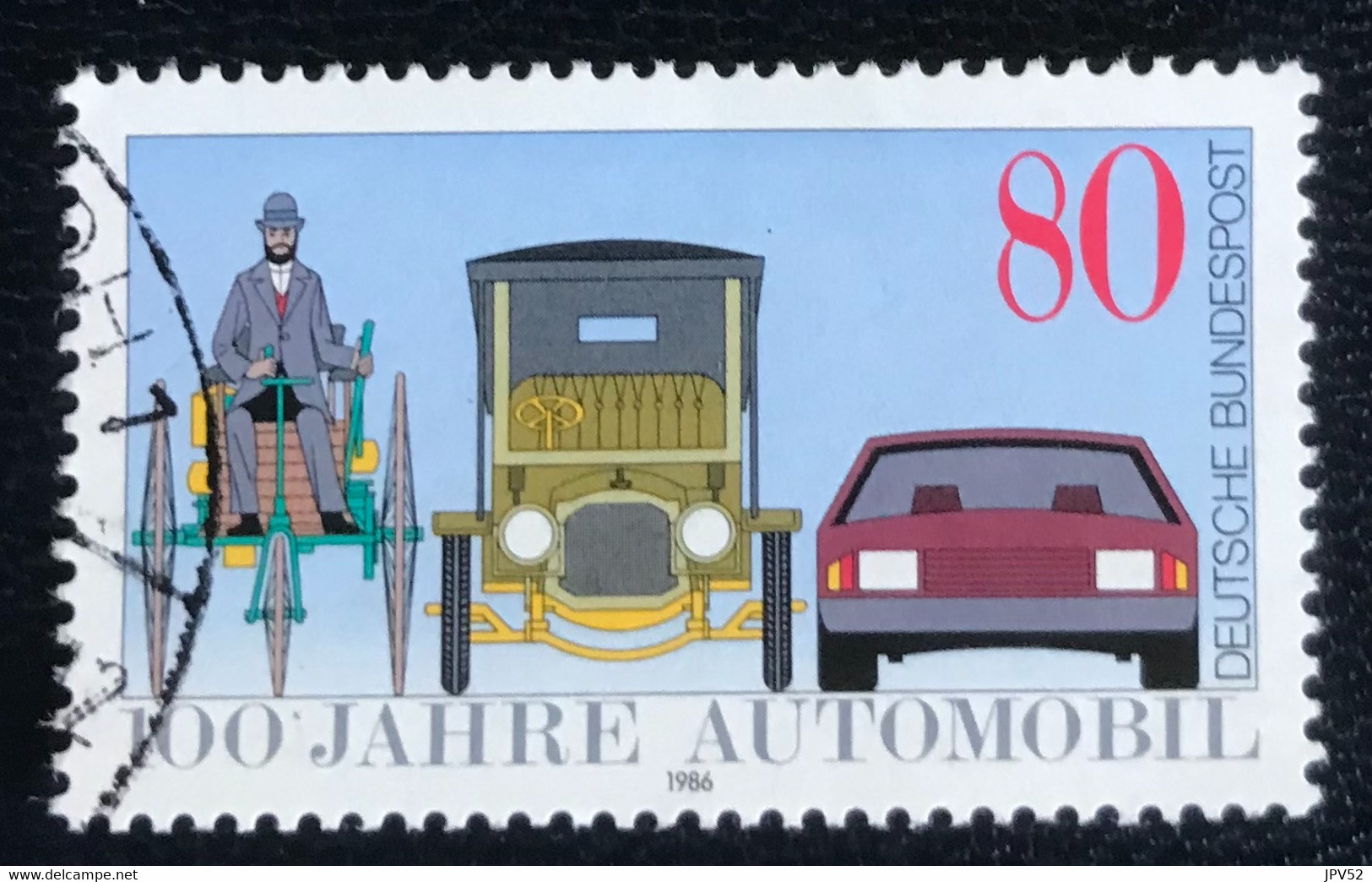 Deutsche Bundespost - C2/40 - (°)used - 1986 - Michel 1268 - 100j Auto's - Gebraucht
