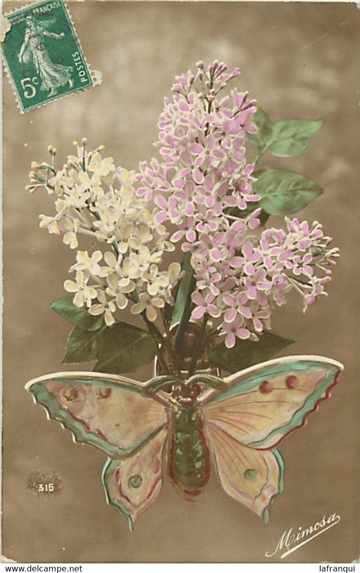 Themes Div Ref GG727- Insectes - Papillons- Insecte Papillon - Les Fleurs - - Insects