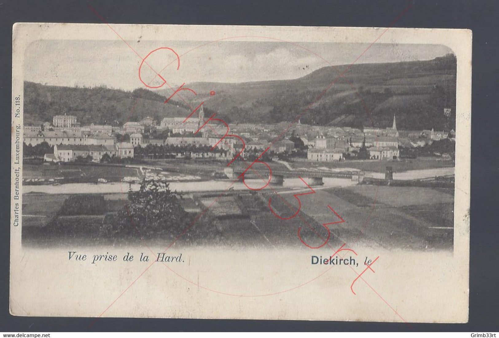 Diekirch - Vue Prise De La Hard - Postkaart - Diekirch