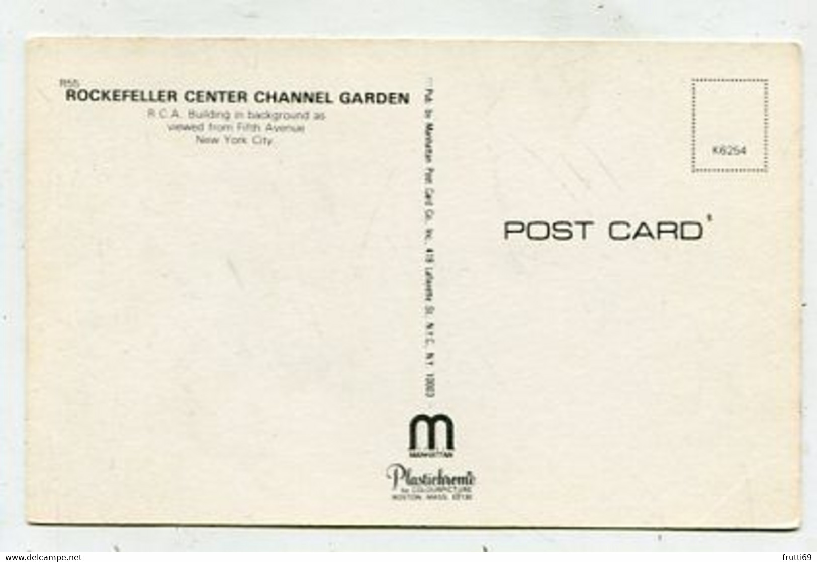 AK 04888 USA - New York City - Rockefeller Center Chanel Garden - Parchi & Giardini
