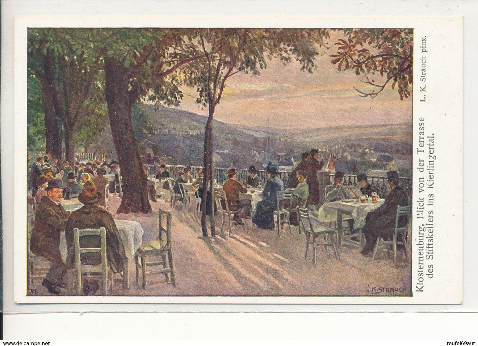 AK Klosterneuburg - Blick V. Terrasse D. Stiftskellers, Verl. B.K.W.I. Ca.1915 - Klosterneuburg