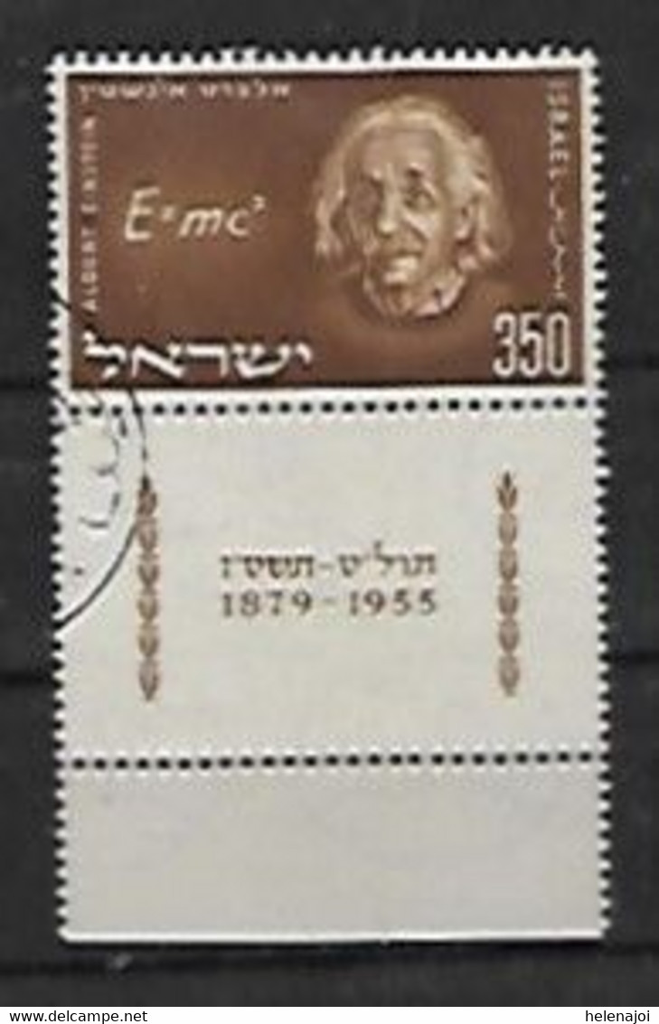 A La Mémoire D'Albert Einstein - Used Stamps (with Tabs)