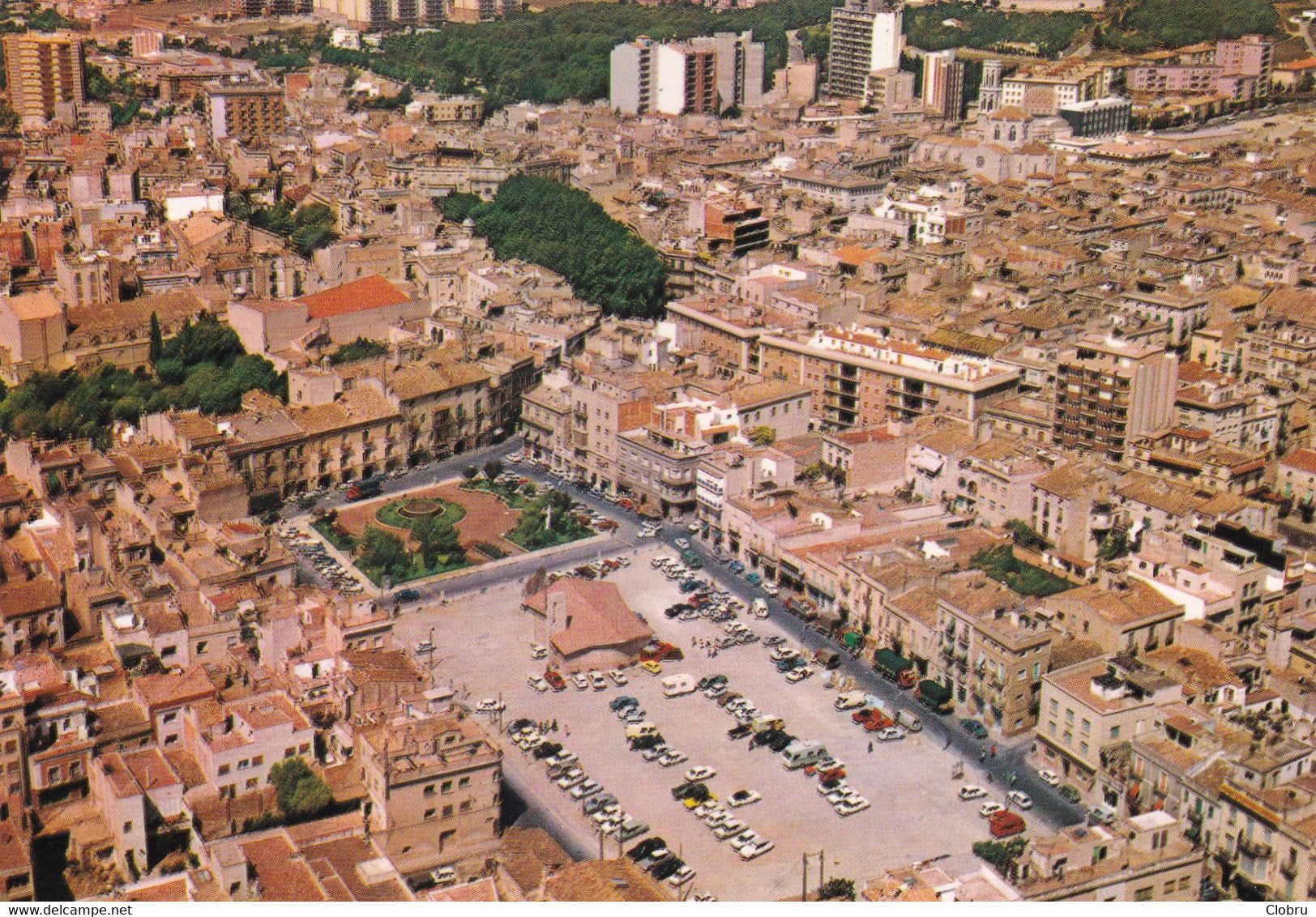 Figueras, Plaza Ernesto Vila, Vista Aérea - Gerona