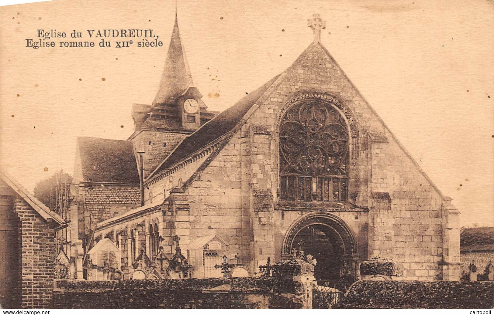 27 - Le Vaudreuil - Eglise Romane Du XIIe.S De Vaudreuil - Le Vaudreuil