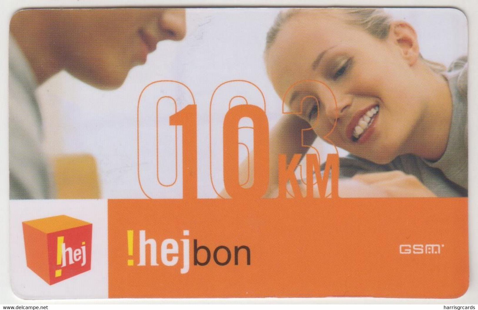 BOSNIA - !HEJbon10, 10KM , GSM Refill, Used - Bosnië