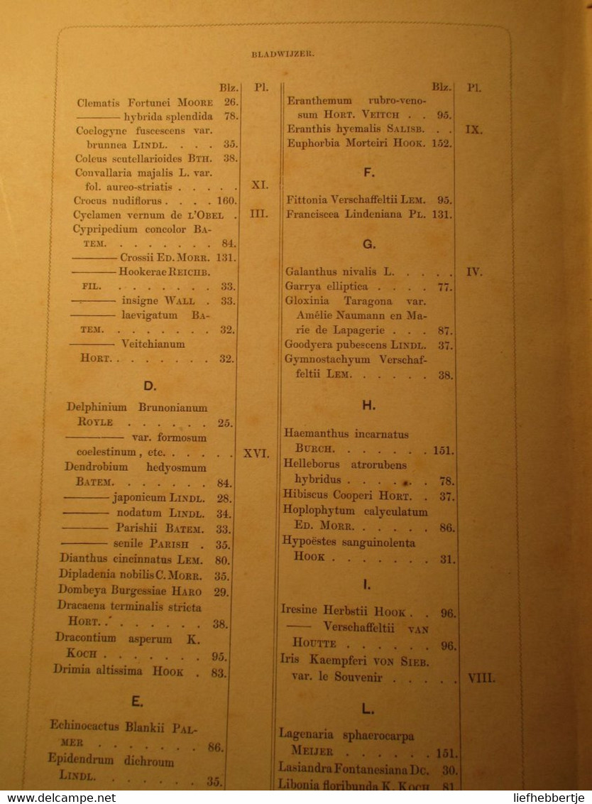 Neerlands Plantentuin - Sierplanten Voor Tuin En Kamer - Door C. Oudemans - 1865 - Deel 1 - Bloemen - Antiquariat