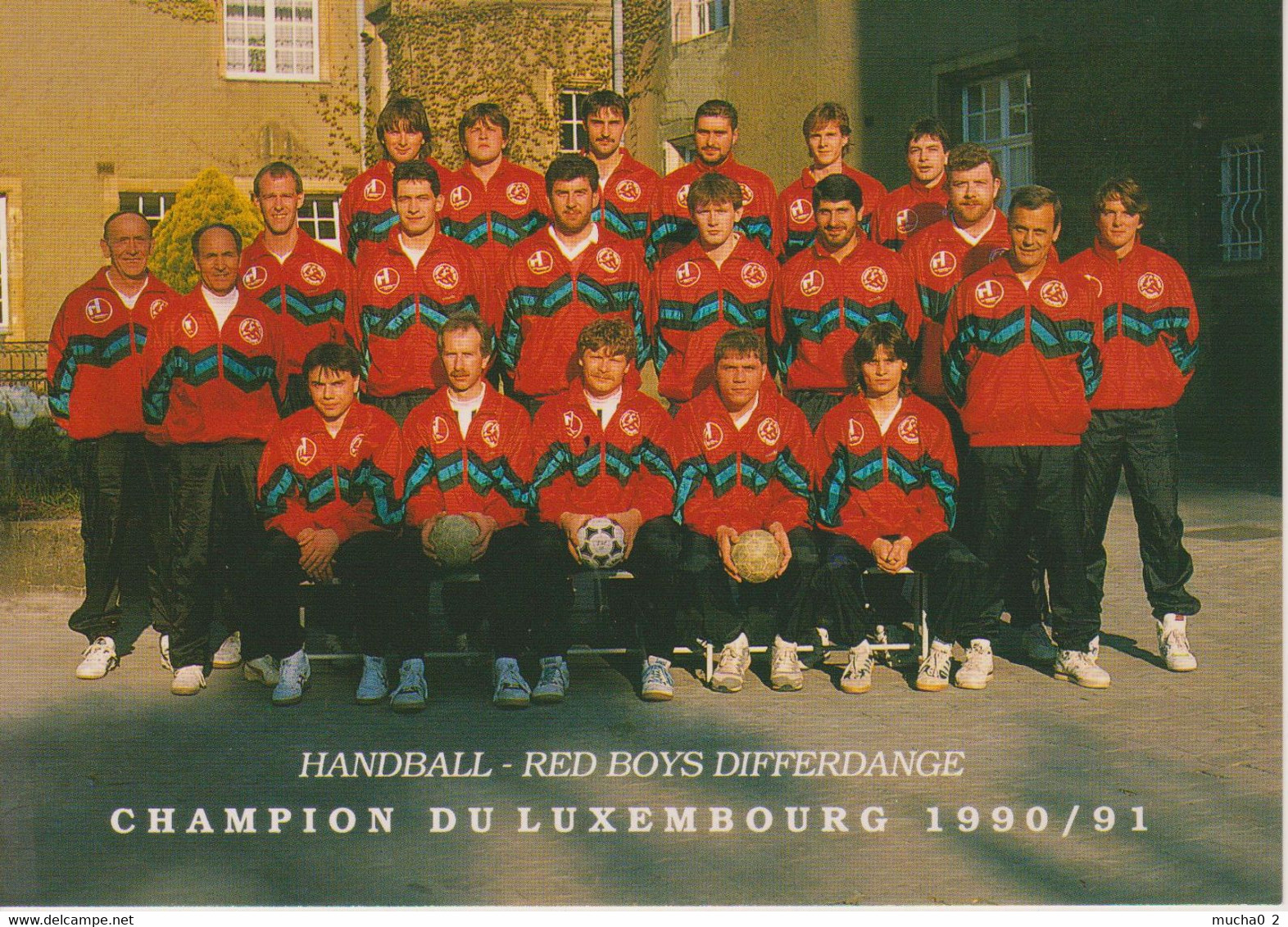 DIFFERDANGE - HANDBALL - RED BOYS - CHAMPION DU LUXEMBOURG 1990/1991 - Differdange