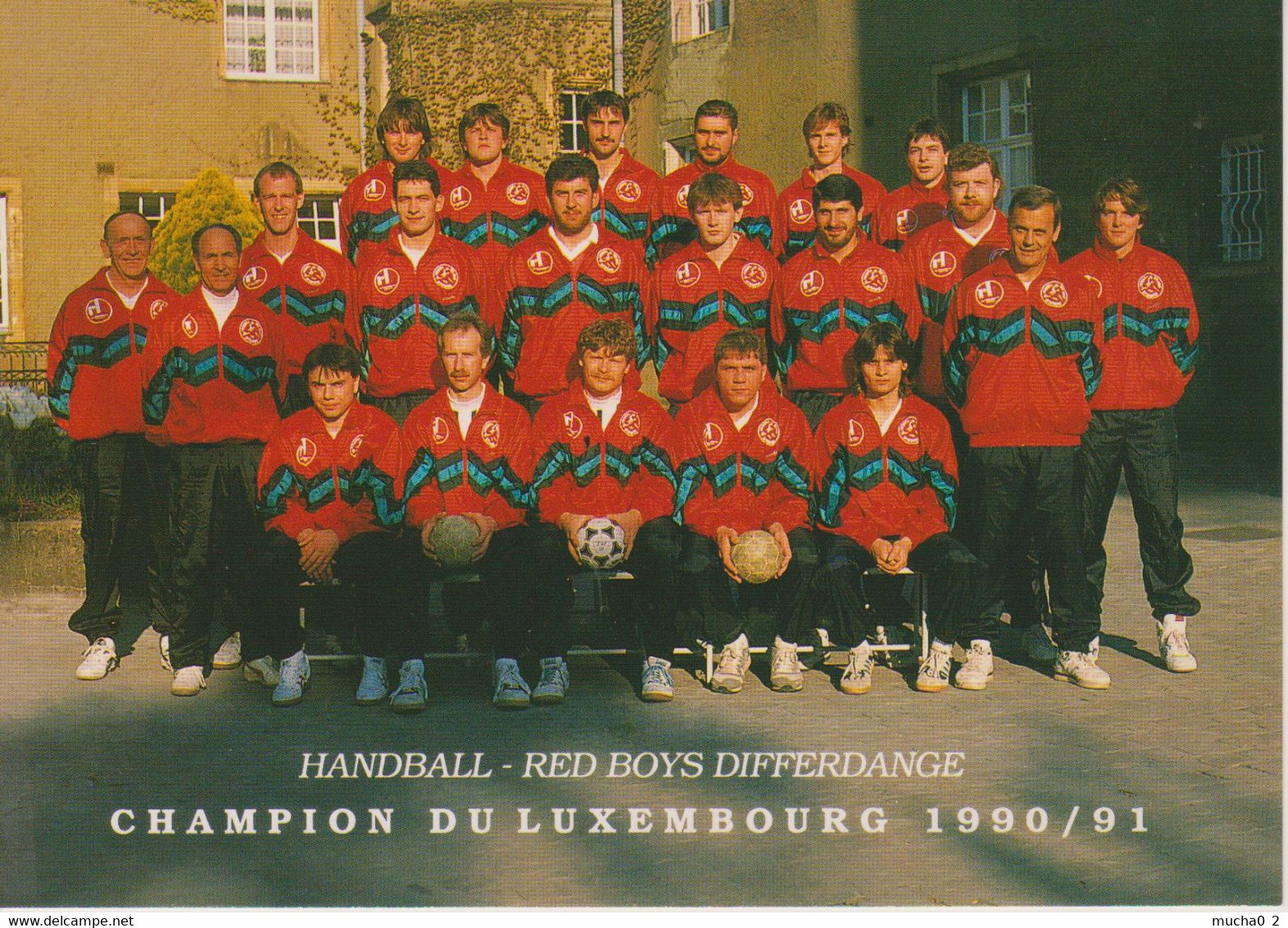 DIFFERDANGE - HANDBALL - RED BOYS - CHAMPION DU LUXEMBOURG 1990/1991 - Differdingen