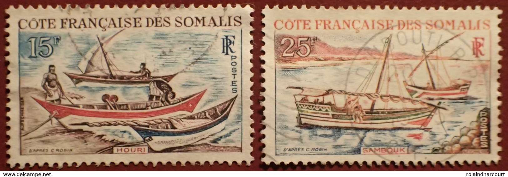 DF50500/1293 - 1964 - CÔTE DES SOMALIS - N°320 à 321 ☉ - Used Stamps