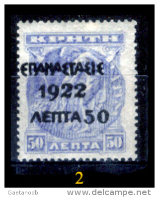 Grecia-F0063 - 1923 - Y&T: N.291A (+/o) - A Scelta. - Otros & Sin Clasificación