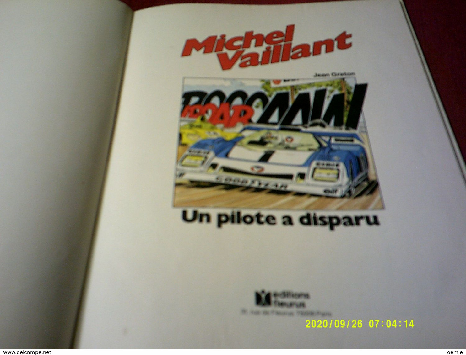 MICHEL VAILLANT  UN PILOTE A DISPARU  ( 1980 ) - Michel Vaillant